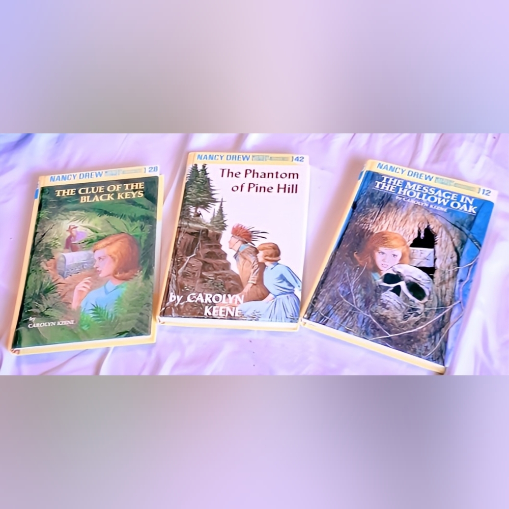 Vintage Nancy Drew Book Bundle Of 3